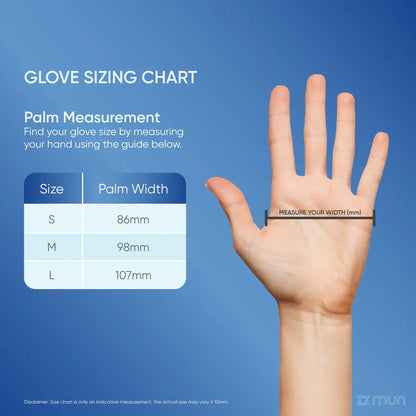 GloveON Hartson Long-Cuff Nitrile Exam Gloves – Aqua Blue (100 pcs)